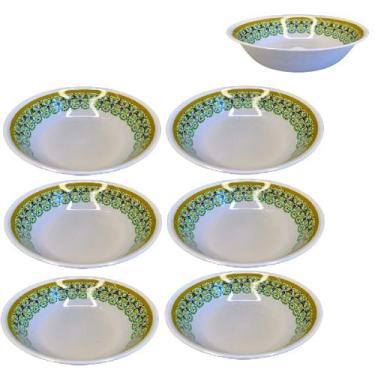 Imagem de 6 Tigelas Bowl Cumbuca De Melamina Pote 850ml Restaurantes - Fx