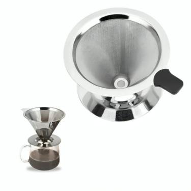 Imagem de Filtro Permanente 103 Aço Inox Reutilizável - FSS Variedades
