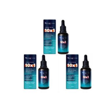 Imagem de Kit C/3 Sérum 10 Em 1 Resveratrol Niacinamida Anti Idade - MAX LOVE
