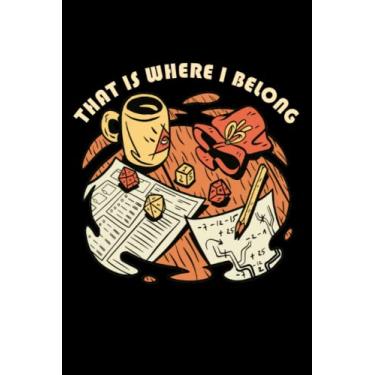 Imagem de Dove Appartengo D20 - Taccuino per Nerdy Geek: Din A5 (6x9) Notebook per appassionati di ruolo e ventilatori di giochi di ruolo di penna e carta con ... e giorni feriali per la funzione del diario