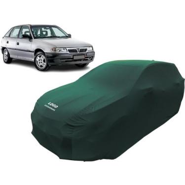 Imagem de Capa Carro Astra Belga Logo Chevrolet Tecido Helanca - Mz, Verde
