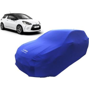 Imagem de Capa De Tecido Para Carro Citroen Ds3 1.6 Turbo 16v - Mz, Azul