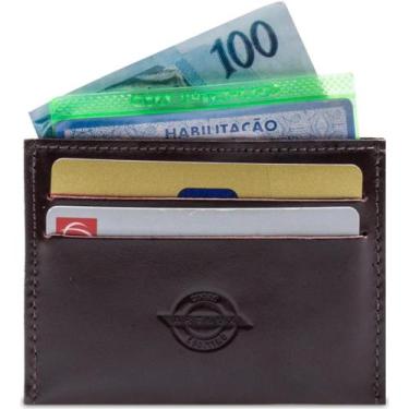 Imagem de Porta Cartão de Couro Artlux C804, CAFE