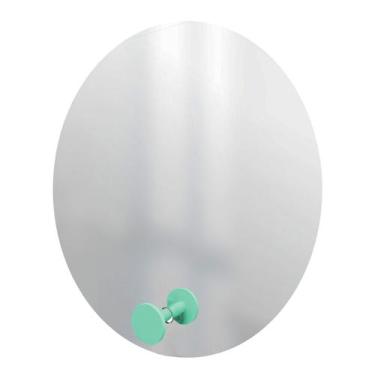 Imagem de Espelho Funcional Hook Verde 50 Cm Redondo - e2g Design