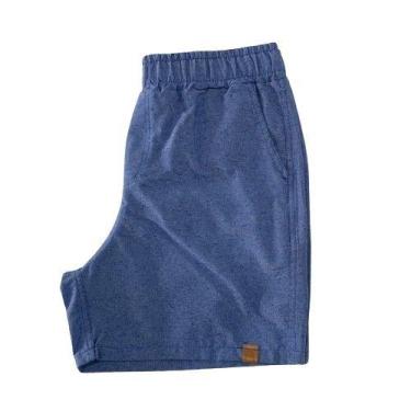 Imagem de Short Mauricinho Fio Tinto Linho 3 Bolsos - C&C, Azul royal, P