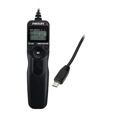 Imagem de PHOLSY Cabo de controle remoto com temporizador S8 com intervalômetro para Sony a1 a9 a9m2 a7 a7M2 a7M3 7RM2 a7RM4 a7S a7SM3 a7SM2 a3500 a6600 a6500 a6100 RX100M5 RX1000M5 RX1000 M6 RX1 00M7 HX99 HX90