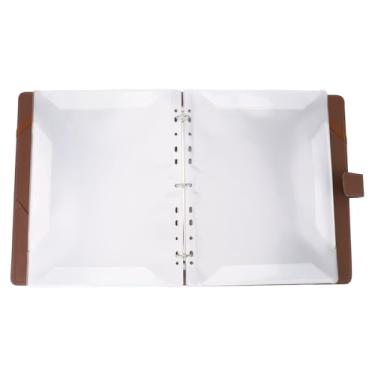 Imagem de Pasta de Partituras, 30 Folhas, 60 Páginas, Capa de Couro Pu, Tamanho A4, Pasta de Concerto, Pasta de Arquivo de Música, Páginas Internas de Pvc (BROWN)