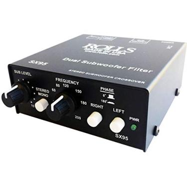 Imagem de ROLLS Subwoofer estéreo SX95, Crossover/Filter, tomada auxiliar de 12 V