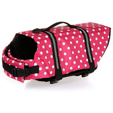 Imagem de HAOCOO colete salva-vidas para cachorro com listras reflexivas/cinto ajustável para cãesHAOCOO XX-Large Life Jacket16