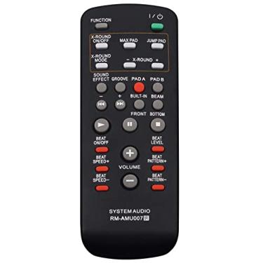 Imagem de Allimity Controle remoto de substituição RM-AMU007 RMAMU007 compatível com o sistema de componentes Sony Mini Hi-Fi FST-ZUX9 LBT-ZUX9 SS-ZUX9 HCD-ZUX9 SS-ZUX9P FSTZUX9 LBTZUX9 SSZUX9 HCDZUX9 SSZUX9P