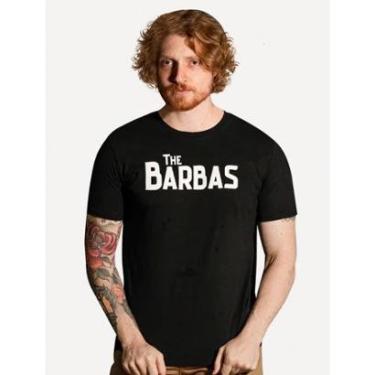 Imagem de Camiseta King & Joe Masculina Collab The Barbas Preta-Masculino