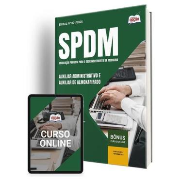 Imagem de Apostila SPDM 2025 - Auxiliar Administrativo e Auxiliar de Almoxarifad