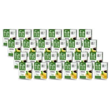 Imagem de Kit 24 unidades Fit Stevia com Sucralose - 50 Sachês - Fit Sucralose