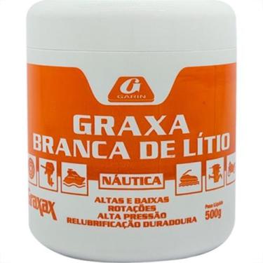 Imagem de Graxa Branca Litio Pura 500 Grs - GARIN