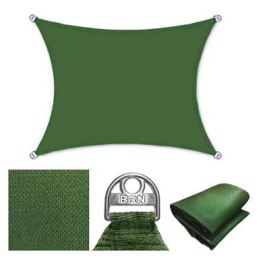 Imagem de Tela Toldo de Sombreamento 90 Cor Verde Cobertura Decorativa 3x2,5 Met