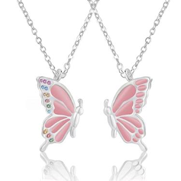 Imagem de JINOSSV Colar Best Friend para 2 meninas adolescentes mulheres 2 - colar de amizade colar de amizade colar de melhor amigo colar combinando para melhores amigas presentes de aniversário Natal