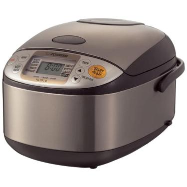 Imagem de Panela Elétrica de Arroz, 1 L, 610W, marrom, 110v, ZOJIRUSHI NS TSC10, Marrom