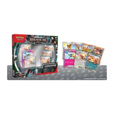 Imagem de Box Pokemon Charizard Ex Batalha De Liga Copag, Preto