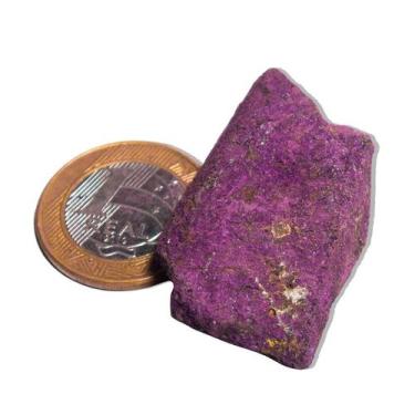 Imagem de 01 Purpurita Bruta Pedra Natural 2 a 5cm 25 a 50g Tipo B - CristaisdeC