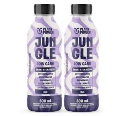 Imagem de 2x Isotônico Jungle Low Carb Plant Power Uva 500ml, Uva