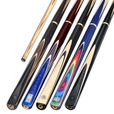 Imagem de Taça de piscina premium feita com design bonito, exclusivo e luxuoso, e a melhor qualidade de madeira de freixo, tacos de piscina (D taco de sinuca + acessórios + barril de taco, 10 mm)