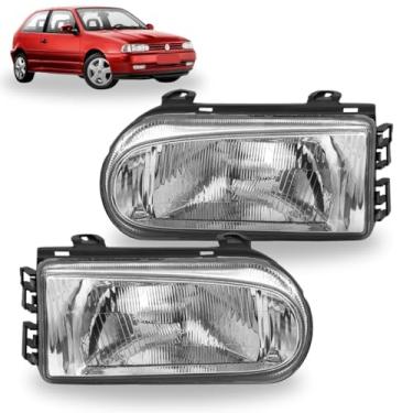 Imagem de Par Farol Gol Bola Parati Saveiro G2 1995 1996 1997 1998 1999