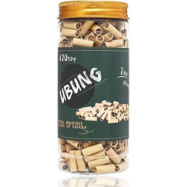 Imagem de UBUNG , 420 Pontas, Pontas Pré-Enroladas De Ø7 Mm, Pontas De Filtro Feitas Com Papel Não Branqueado, Adequadas Para A Maioria Das Máquinas De Pré-Enrolamento E Papéis De Enrolar