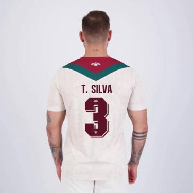 Imagem de Camisa Umbro Fluminense III 2024 3 Thiago Silva, P