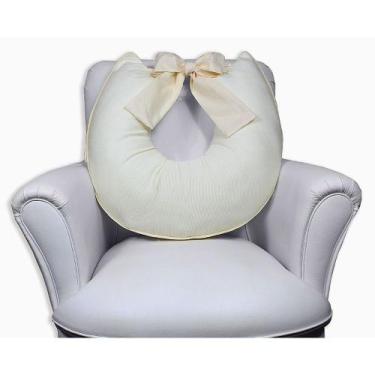 Imagem de Almofada Amamentação com Laço - Laura Baby, Palha