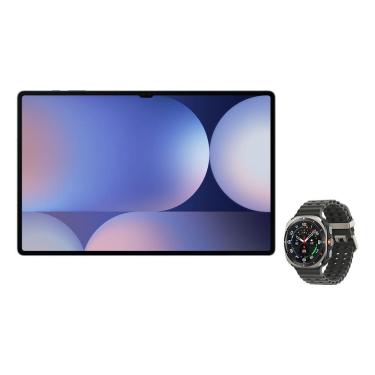 Imagem de Tab S10 Ultra + Galaxy Watch Ultra LTE 47mm - Titânio Prata