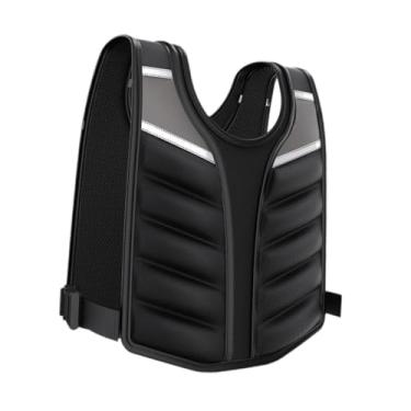 Imagem de Aymzbd Colete ponderado ajustável com faixa reflexiva de ginástica de ginástica calistenia da cintura para homens colete de carregamento de peso, 15 Libras