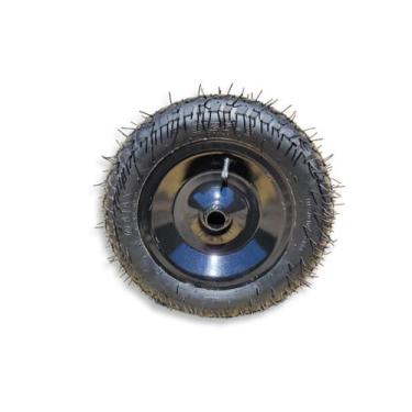 Imagem de Roda Carrinho De Mão Pneu Câmara 3,25x8 Cor Preto - Rolwes