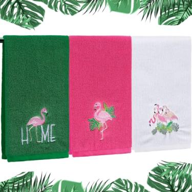 Imagem de ZhowHoHo 3 peças de toalhas de mão de banho de dia dos namorados 35 x 74 cm bordado coração caminhão toalha de mão decorativa 100% algodão dia dos namorados vermelho branco toalhas de banheiro