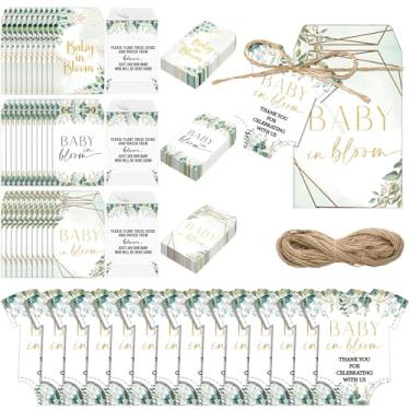 Imagem de MotiMind Pacote com 100 pacotes de sementes para chá de bebê, pacote de lembrancinhas, inclui pacotes de sementes, envelopes autoadesivos, etiquetas de agradecimento, presentes de chá de bebê para