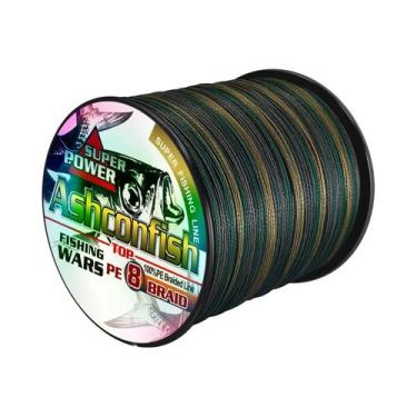 Imagem de Linha De Pesca Trançada De 8 Fios 500M 6-300LB Ashconfish Multifilamen