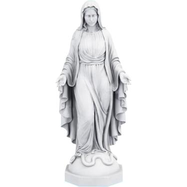 Imagem de Estátua Religiosa Imagem Nossa Senhora - Santa Maria Mãe de Jesus (Cor Mármore)