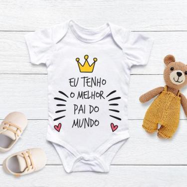Imagem de Body Personalizado Bebê Eu Tenho o Melhor Papai do Mundo - ds, P (0 a 