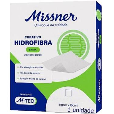 Imagem de Curativo Hidrofibra Extra M-Tec 10x10cm - unidade - Missner