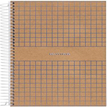 Imagem de Caderno Espiral Universitário Kraft Color 80 Folhas Jandaia Capa Dura