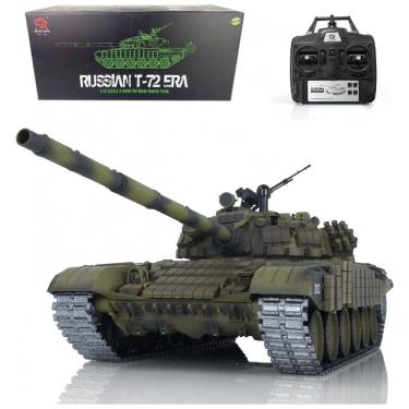 Imagem de Tanque de Guerra TOUCAN RC HOBBY T72 com Controle Remoto, Escala 116, Verde