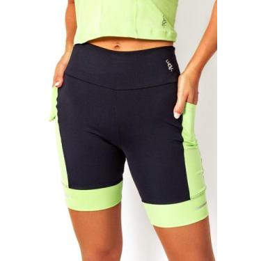 Imagem de Bermuda Ciclismo - Encanto Feminino, G, Verde claro