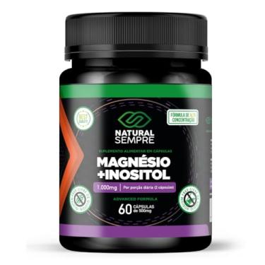 Imagem de Magnésio + Inositol 1.000mg 60 Cápsulas Natural Sempre