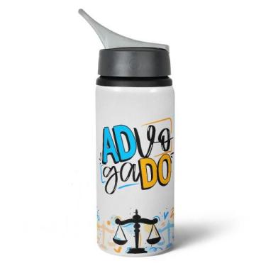 Imagem de Garrafa Squeeze NK Profissões - Advogado - 600ml - JPS INFO
