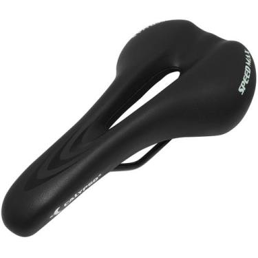Imagem de Selim Calypso Speed Max Vazado 270x155mm Preto - CLY COMPONENTS