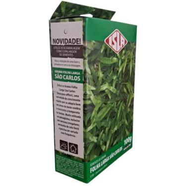 Imagem de Semente De Grama São Carlos Folha Larga Jardim e Pastagem 100g - Isla 