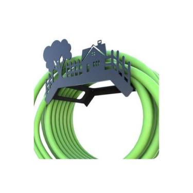 Imagem de Suporte Enrolador De Mangueira De Jardim Home Preto - FassinShop