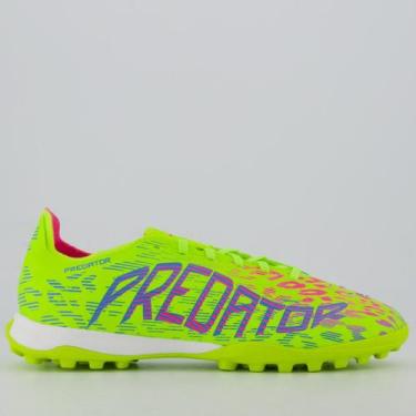 Imagem de Chuteira Adidas Predator League Society Verde, 40