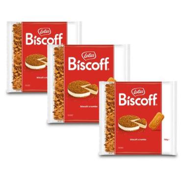 Imagem de  Biscoito Lotus Biscoff Moído Crumbs Kit 3 pacotes de 750g
