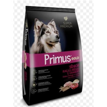 Imagem de RAÇÃO Primus Gold Sênior Raças Médias e Grandes 14KG - ARGEPASI