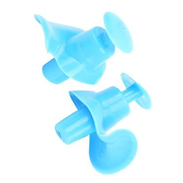 Imagem de Silicone Spiral Earmance de Ouvido para Adultos Acessório de Natação Plugspirone Silicone Plugswingswinging Orar Plugswingswings Protectores de Orelha Protetores de Protetores de Nitros (Azul)